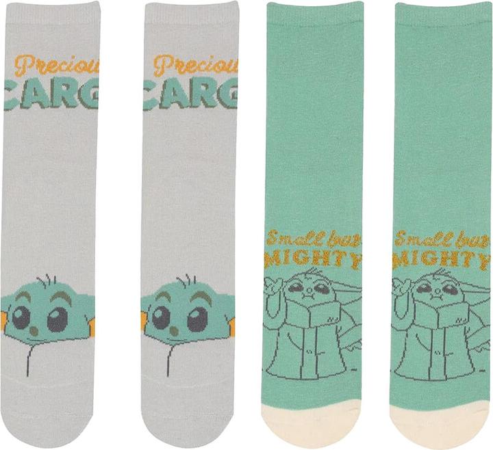 Immagine prodotto Star Wars Calzini Grogu Adulto Unisex Misura Confezione 3 (confezione da 3, M/L)