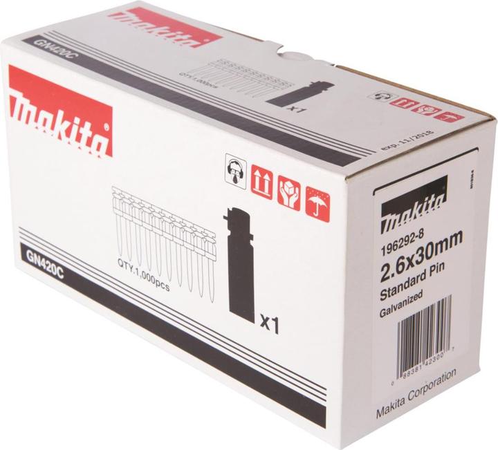 Actual product image Makita FUEL CELL AND PIN 2.6X30 1000PCS