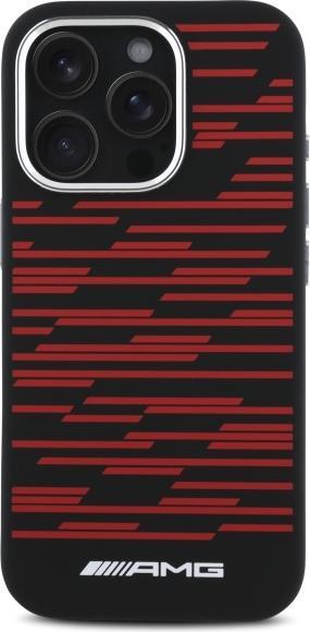 Actual product image Mercedes AMG AMHMP16X24SSRRK iPhone 16 Pro Max 6.9" czarny/black hardcase Silicone Graphics MagSafe (Apple iPhone 16 Pro Max)