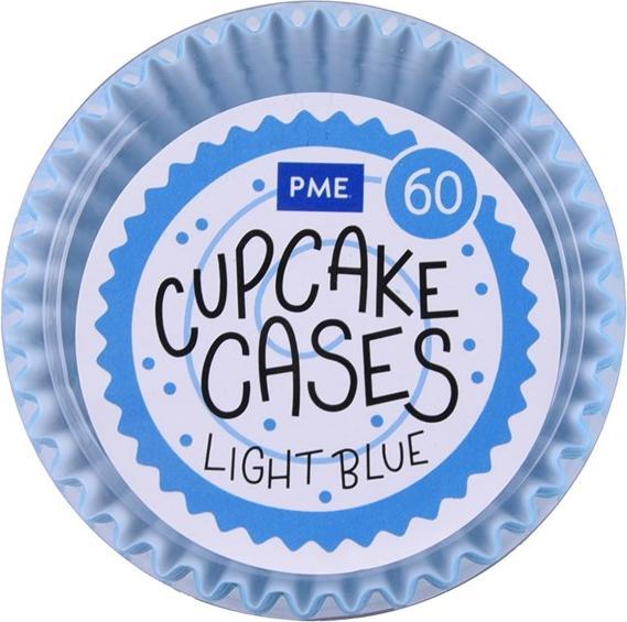 Produktbild PME Cupcake Backform Hellblau, 60 Stück (5.50 cm)