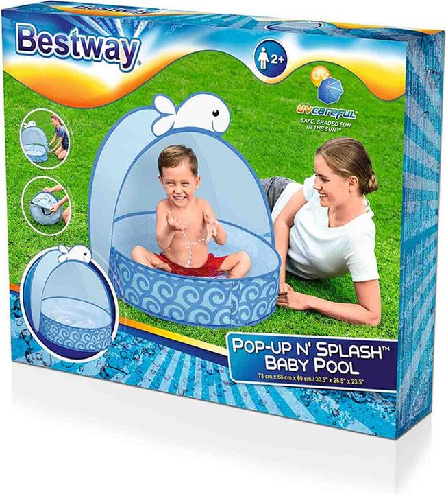Actual product image Bestway Pop-Up n' Splash™ paddling pool with sun canopy 78 x 68 x 60 cm