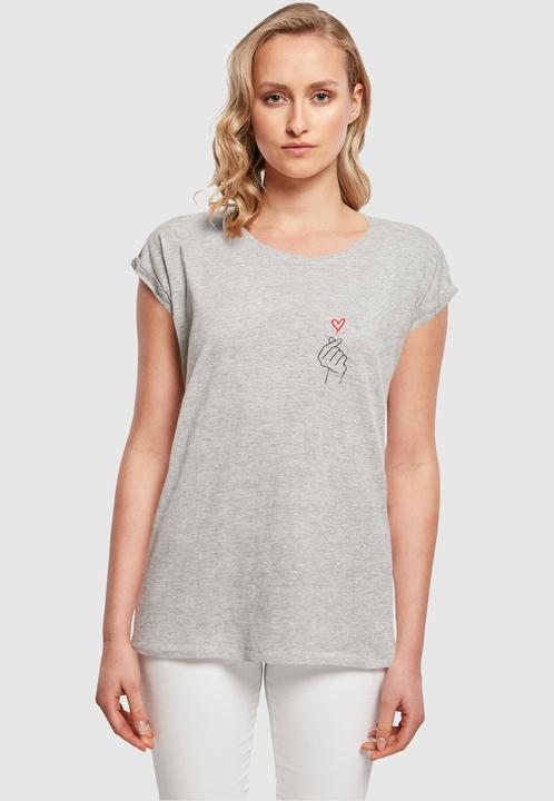 Produktbild Merchcode Ladies K Heart Extended Shoulder Tee - 113383 (XS)