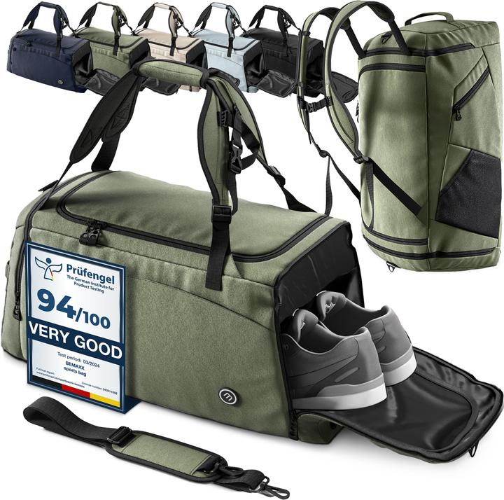 BeMaxx Sport-Trainingstasche, 40L, Grün
