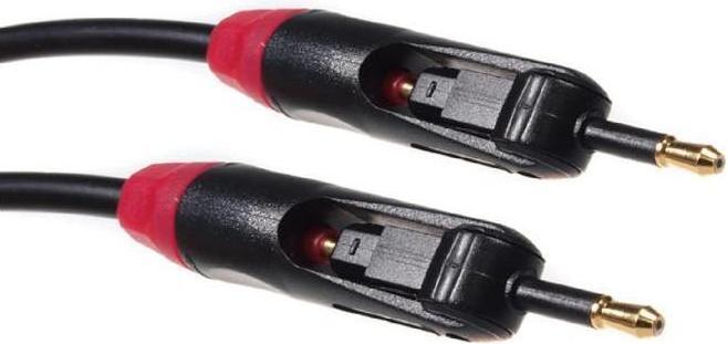Maclean MCTV-642 - Toslink T-T Jack-Jack optisches Kabel 0,5m Polybeutel (0.50 m, TOSLINK)