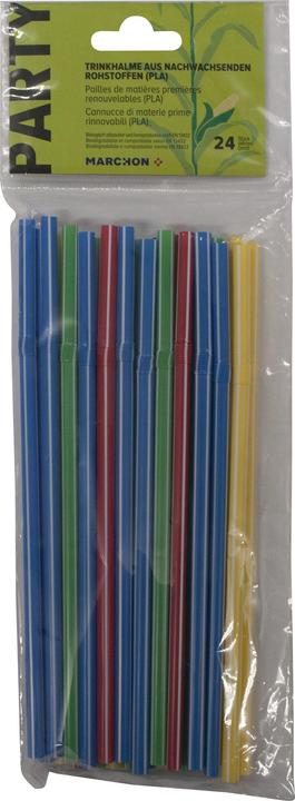 Produktbild Party Trinkhalme Bio PLA 24 Stück (24 x)