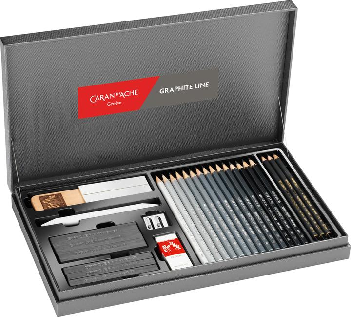 Caran d'Ache Graphite Line Geschenkbox (2.10 mm, 18 x)