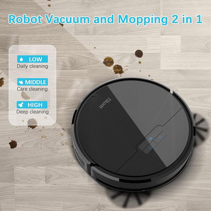 Actual product image Tikom G8000 Robot Vacuum Cleaner