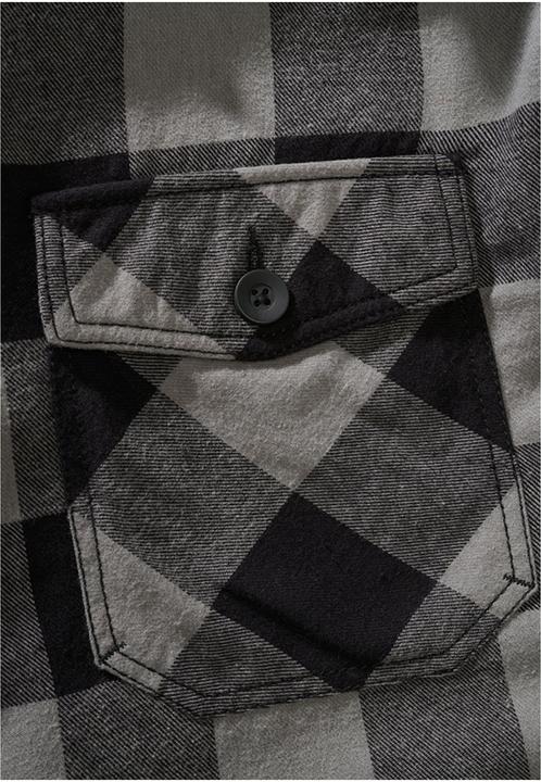 Image du produit Brandit Veste d'extérieur Lumber à capuche Taille M Couleur Noir/Charbon de bois (M)