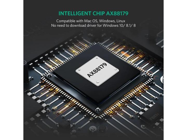 Produktbild Ugreen USB-C auf Ethernet Adapter (Ethernet / Lan, 6.20 cm)
