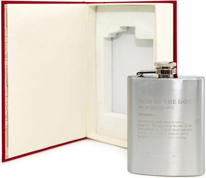 Actual product image Kikkerland Hair of the Dog Flask (120 ml)