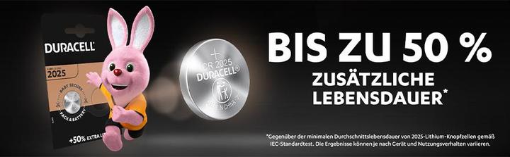 Produktbild Duracell Lithium CR2025 (2 Stk., CR2025, 165 mAh)