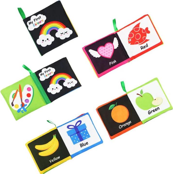 Actual product image Activity Board Cloth books Soft baby books Rustling sound baby Silent books Toddler early learning learning toy