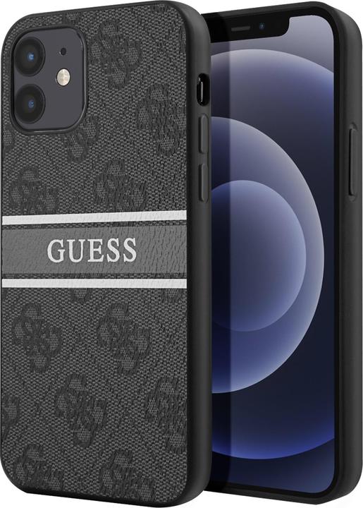 Actual product image Guess Hard Cover 4G Printed Stripe (Apple iPhone 12 Pro)