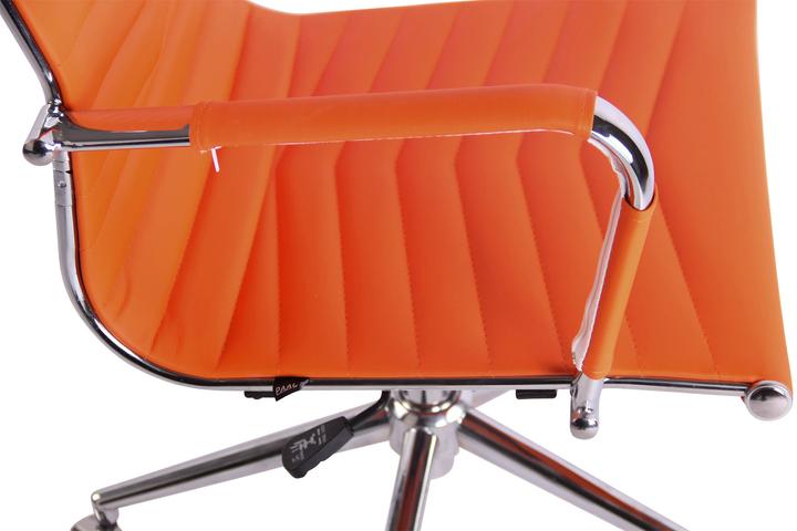 Actual product image CLP Office chair Batley imitation leather, orange