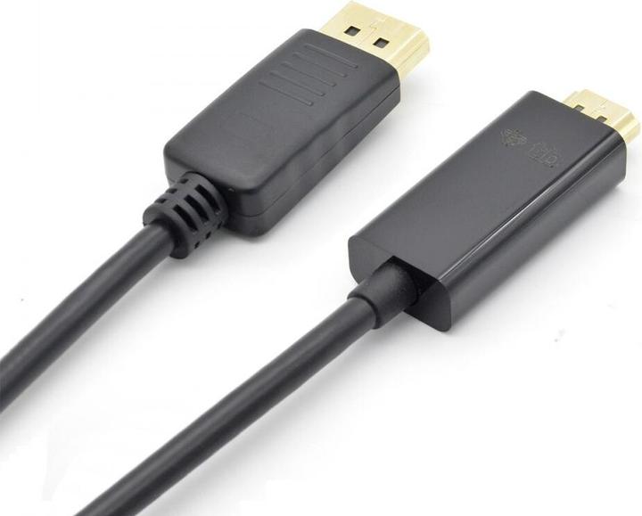 Actual product image Lenovo DisplayPort- HDMI 1.8 m. Cable, black (AKXVDMHMDP18B) (1.80 m, DisplayPort)