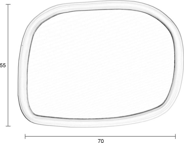 Immagine prodotto Zuiver Looks Mirror M Off White (55 x 73 cm)