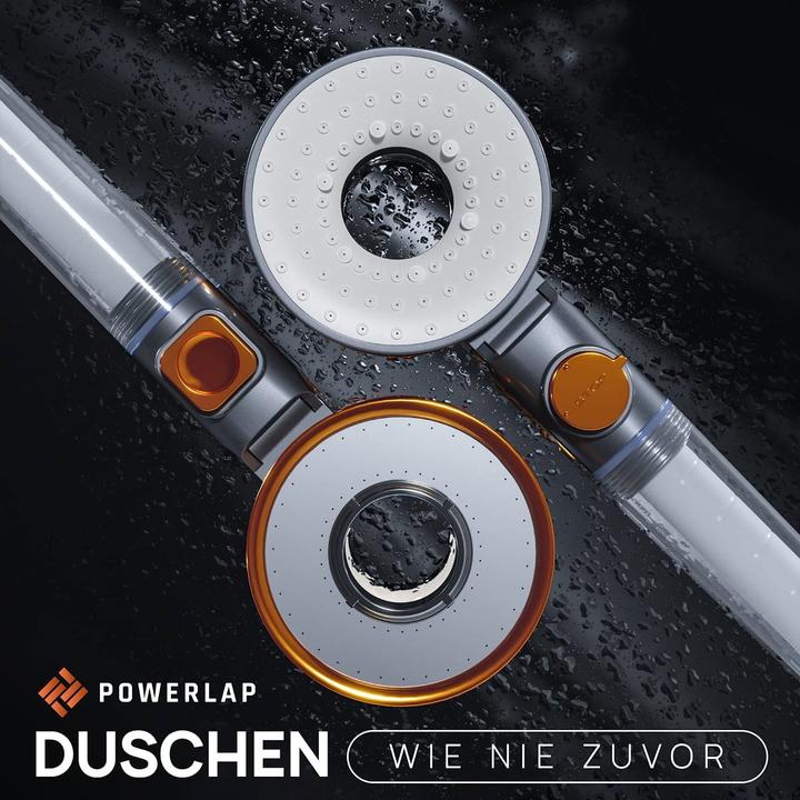 Produktbild Powerlap Duschkopf mit Filter (3 Strahlarten)