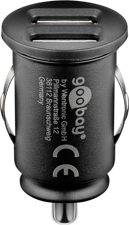 Image du produit Goobay Chargeur de voiture USB double 3,1A