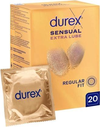 Immagine prodotto Durex Preservativi extra lubrificati Sensual - 20 pezzi (20 pz.)
