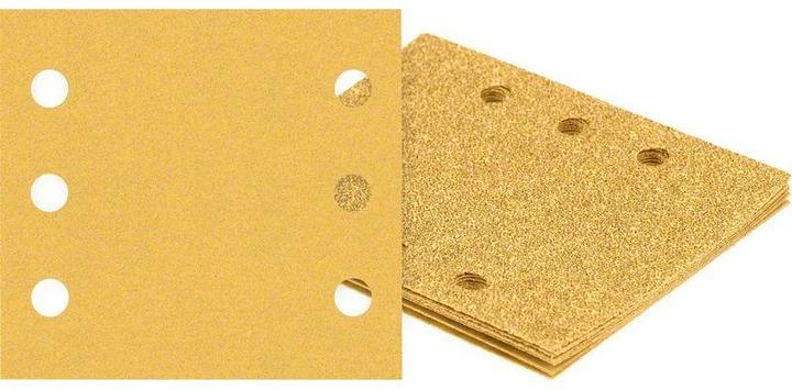 Produktbild Bosch Professional Zubehör EXPERT C470 Schleifpapier mit 6 Löchern für Schwingschleifer, 115 x 107 mm, G 180, 10-tlg. (180)