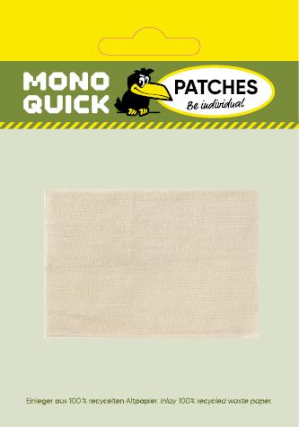 Image du produit Mono Quick Bügelflicken "kochfest & extra leicht" 10x20 cm (1 x)