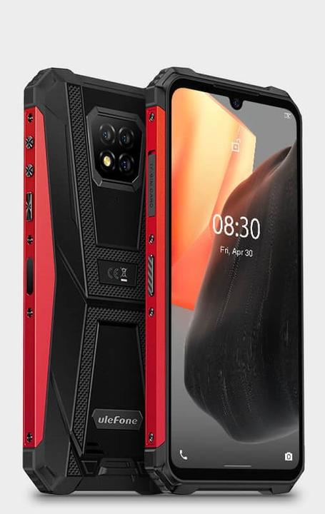 Produktbild Ulefone Armor 8 Pro (128 GB, Schwarz, Rot, 6.10", Hybrid Dual SIM, 16 Mpx, 4G)