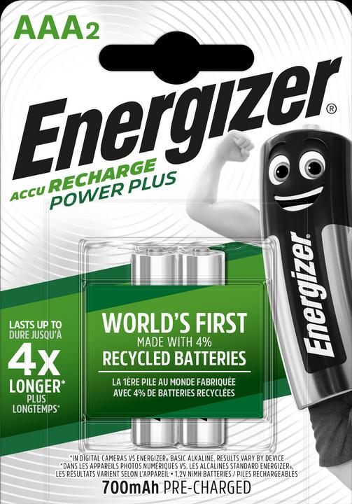 Image du produit Energizer Recharge Power Plus (2 pcs, AAA, 700 mAh)