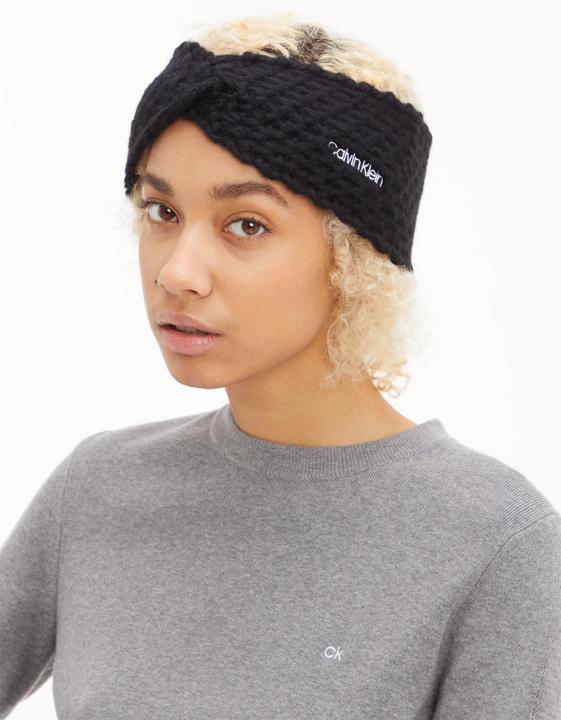 Produktbild Calvin Klein Micro Waffle Headband CK Black