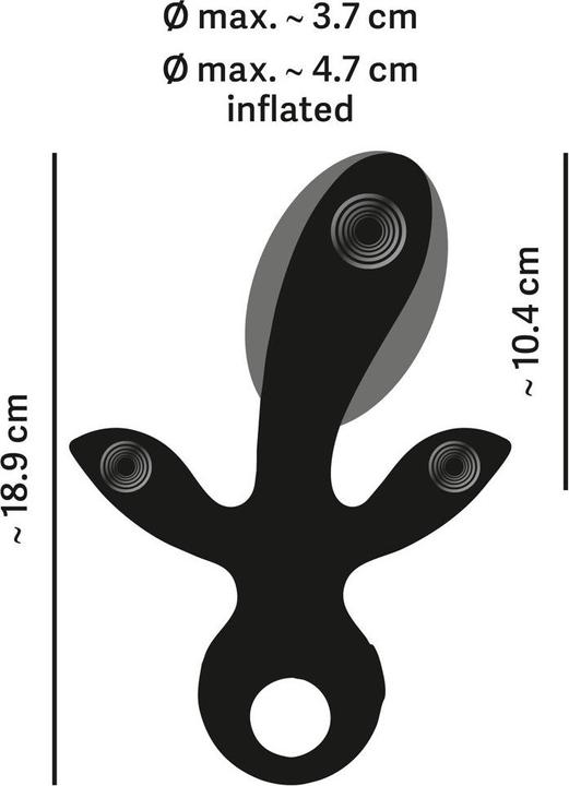 Immagine prodotto Eternal Vibratore triplo gonfiabile