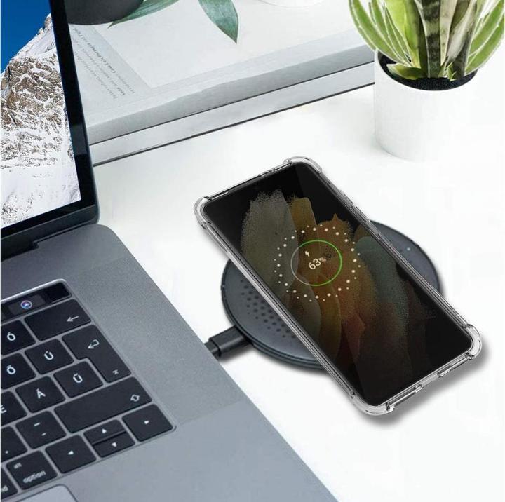 Actual product image Screenguard Samsung Galaxy S21 Case Crystal Soft Airbag Bumper (Samsung Galaxy S21)