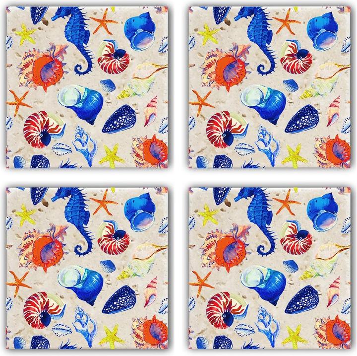 Actual product image Hermia Ty (4 x, Glass coaster)