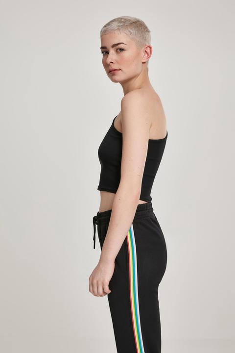 Actual product image Urban Classics Ladies Cropped Asymmetric Top (XS)