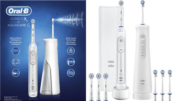 Produktbild Oral-B Aqua Care 6 Pro-Expert & Genius X (Oszillierende Zahnbürste)
