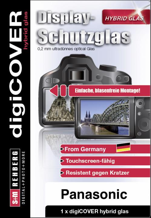 Produktbild digiCOVER Hybrid Glas Display Schutz Panasonic DMC GX80 GX9 (Displayschutz)
