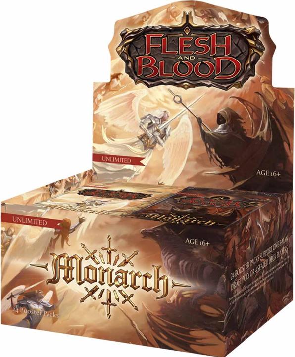 Actual product image Flesh and Blood Monarch Unlimited Edition Booster Display (English, Booster display)