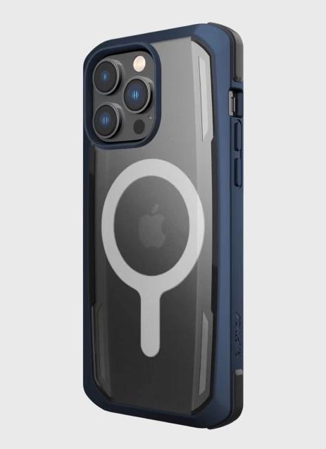 Produktbild X-Doria Raptic Secure Case für iPhone 14 Pro Max mit gepanzerter blauer MagSafe-Hülle (Apple iPhone 14 Pro Max)