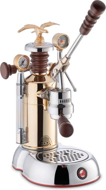 Actual product image La Pavoni LPLESC01EU, espresso machine Esperto Competente, Chrome/or (EU plug)