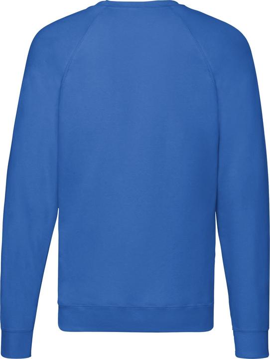 Actual product image Fruit of the Loom Unisex Adult Lightweight Raglan Sweatshirt (S)