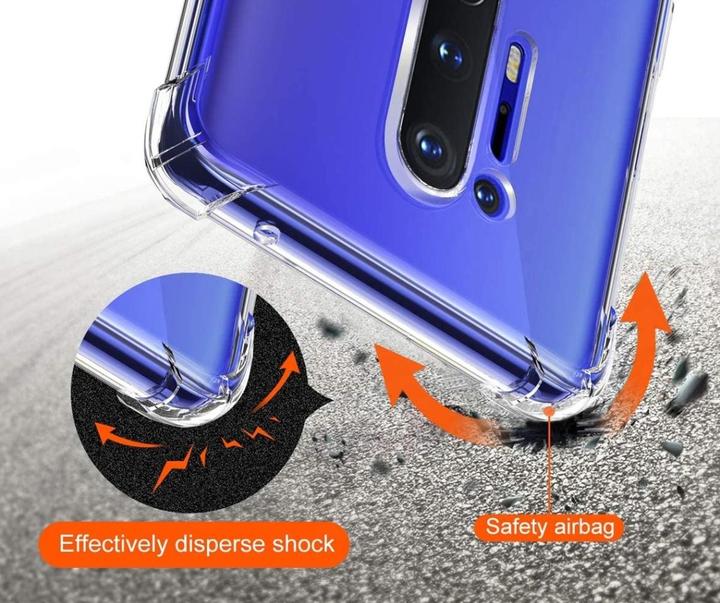 Actual product image Screenguard OnePlus 8 Pro Crystal Soft Airbag Bumper (OnePlus 8 Pro)