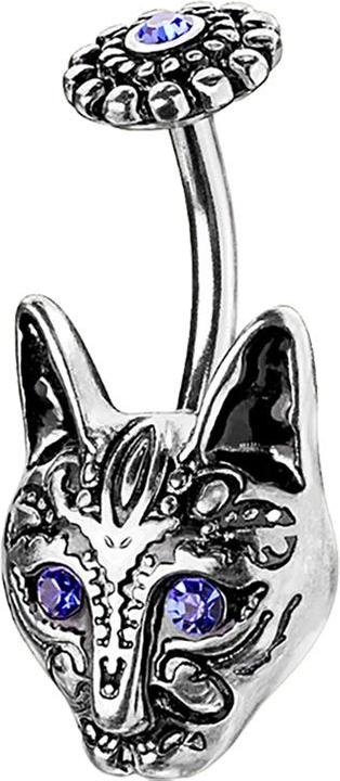 Immagine prodotto Star Piercing Gatto tribale banana argento (Ottone, Acciaio chirurgico 316L)