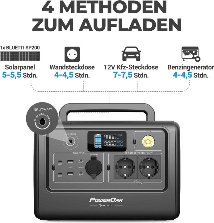 Immagine prodotto Bluetti EB70 (716 Wh, 9.70 kg)