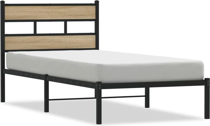 Produktbild VidaXL Metallbett Bettgestell Bett Lattenrost Doppelbett ohne Matratze 183x213cm (183 x 213 cm)