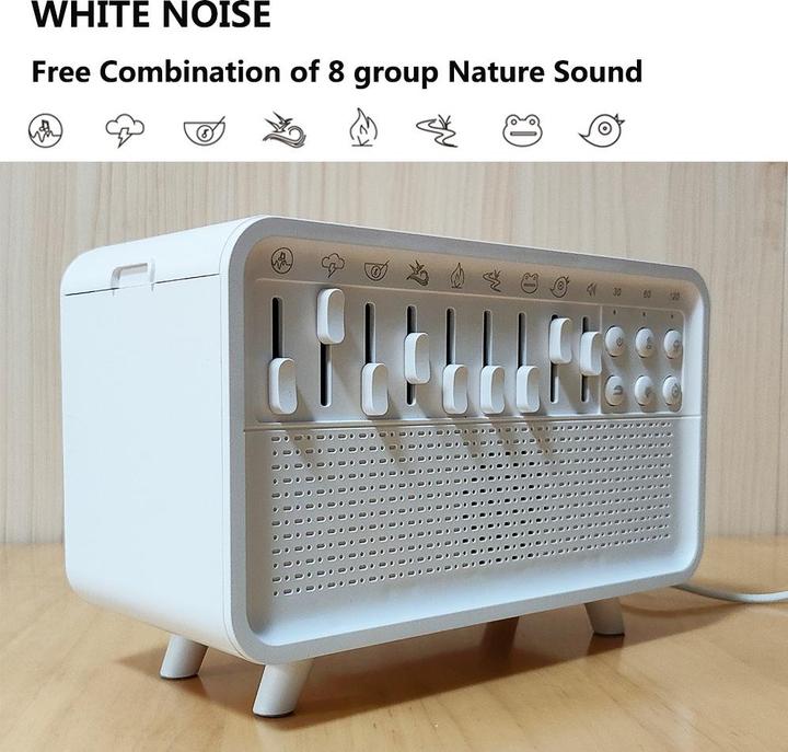 Produktbild Plutoos White Noise Einschlafmaschine mit Diffusor