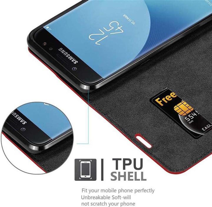 Produktbild Cadorabo Book Invisible Magnet Cover (Samsung Galaxy J7 2018)