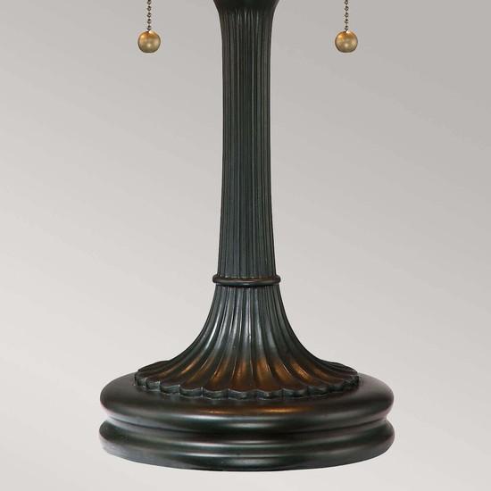 Image du produit Elstead Lighting Larissa Tischleuchte E27 2-fach Vintage-Bronze (E27)