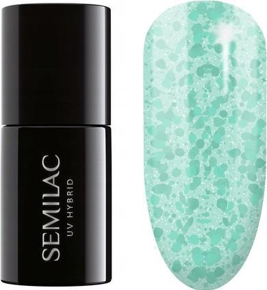Semilac UV-Hybrid-Nagellack 495 Mint Glacier 7ml (495 Mint Glacier, UV-Gel Lack)