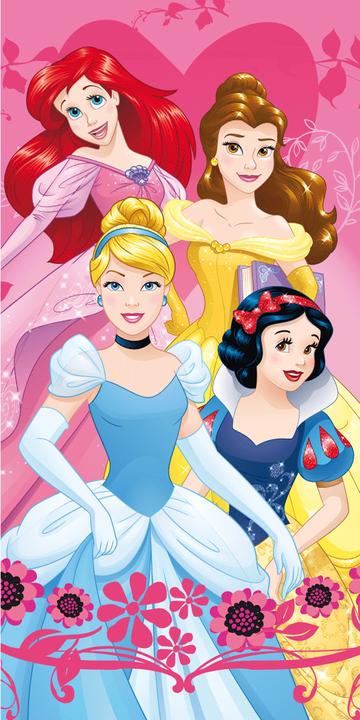 Tinisu Disney Prinzessinnen Handtuch Baumwolle Strand Badetuch 70x140cm (70 x 140 cm)