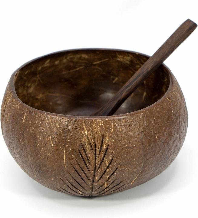 Actual product image Io Nova Coconut Set (Bowl + Spoon) (11.50 cm, 2 x)