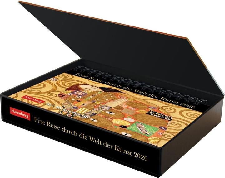 Actual product image Harenberg Eine Reise durch die Welt der Kunst Premiumkalender 2026 - 365 Meisterwerke (23 x 17 cm, Hardcover, German)