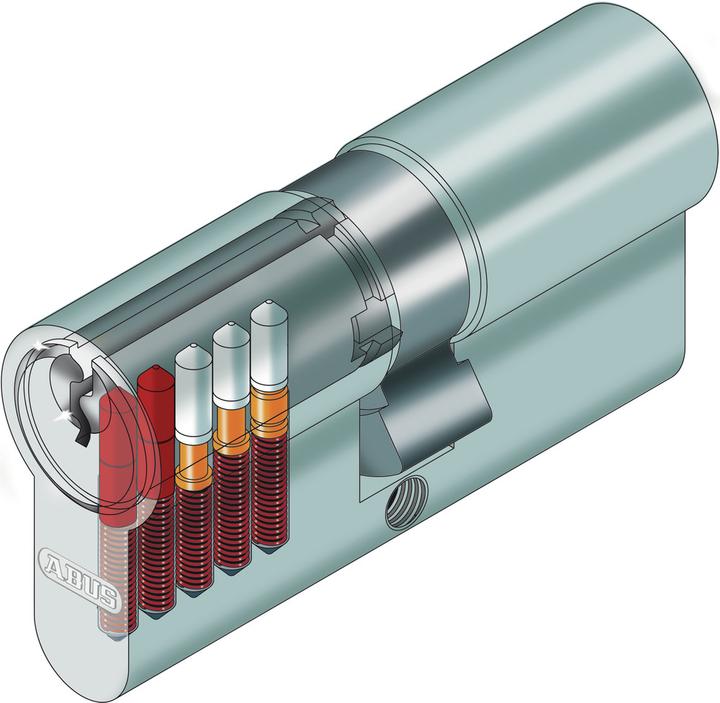 Actual product image Abus Halbzylinder A93NP, 10-30 mm, gleichschl. AC03378 (External cylinder)